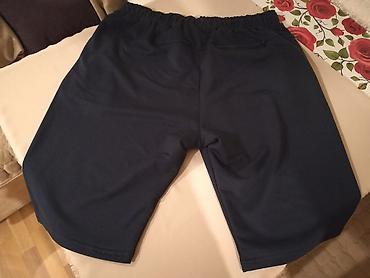 zeleni tech fleece: Kvalitetne muske pamucne bermude Benx u velikom broju 7XL — 5