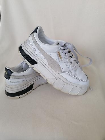 Patike: PUMA MAYZE kozne patike br 38. Koriscene, bez ostecenja. Duzina — 2