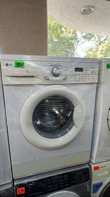 maşın monitoru: Стиральная машина LG, 5 кг, Б/у, Автомат, Без сушки