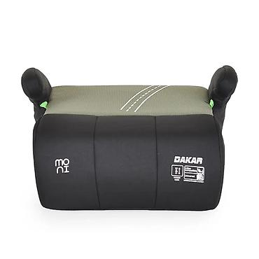 garaže: Auto sedište buster Moni Dakar 125–150 cm, Olive Green (Šifra — 5
