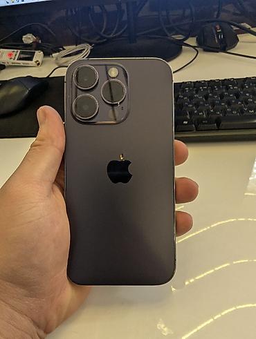 iphone 14 128gb: IPhone 14 Pro, Б/у, 256 ГБ, Синий, Чехол, 80 % — 4