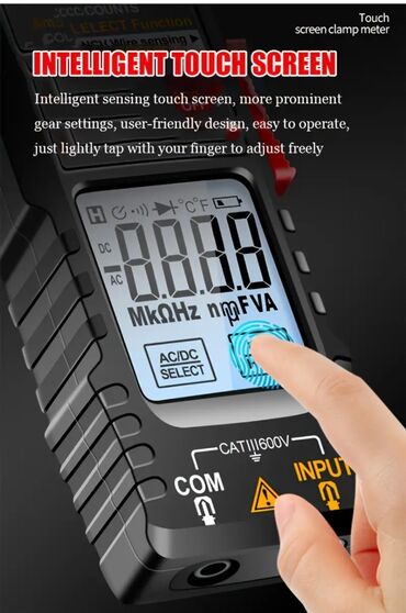 Multimetri: Digitalna klešta-multimetar ZDANG XT-87C - Merenje AC/DC struje i — 8