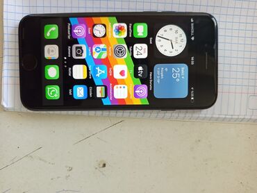 ayfon 7 barter: IPhone 7, 32 GB, Jet Black, Barmaq izi