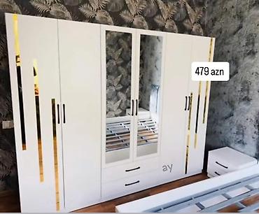 sisme yataq: Düz dolab, Yataq otağı üçün, Paltar üçün, 6 qapı — 1