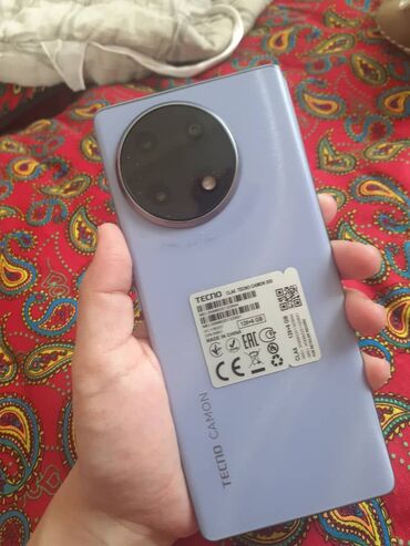 цветной лазерный принтер: Tecno Camon 30S, Колдонулган, 8 ГБ, түсү - Көгүлтүр, 2 SIM