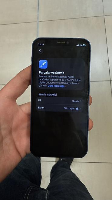cin iphone: IPhone 12 mini, Mavi, Face ID — 9