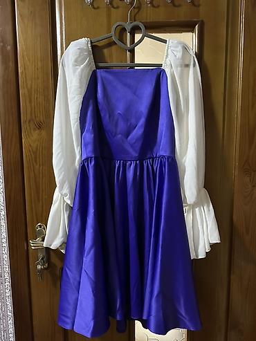 Dəstlər, kostyumlar: 5-15 azn arası geyimlər Qadın geyim dəsti – məhsul 1) Kobalt-mavi — 9