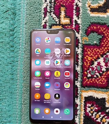 Mobil telefonlar: Xiaomi Mi 8 Lite, 64 GB, rəng - Mavi, 
 Barmaq izi — 1