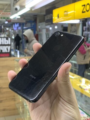 Apple iPhone: IPhone 7, Скидка 10%, Б/у, 128 ГБ, Jet Black, 100 %