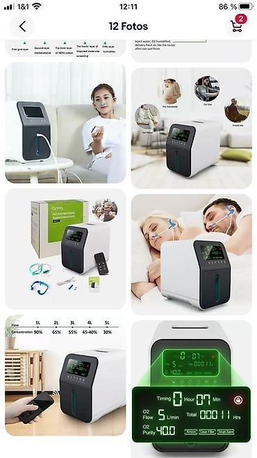 İnqalyatorlar, nebulizerlər: OSITO Full Intelligent Home Oxygen Concentrator – məişət üçün ağıllı — 3