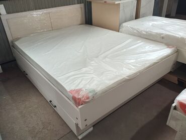 Двуспальные кровати: Двуспальная кровать, Новый, С матрасом, длина - 205 см — 10