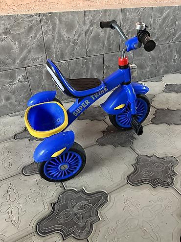 trike: Детский трёхколёсный велосипед SUPER TRIKE - Цвет: синий с жёлтыми — 3