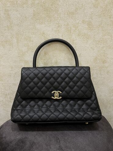 вещи бу купить: Chanel canta qara rengde