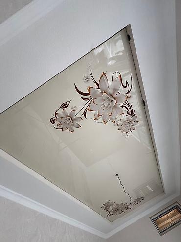 Натяжной потолок: Натяжной потолок Глянцевое, 3D потолки Гарантия, Бесплатная консультация, Бесплатный замер — 8