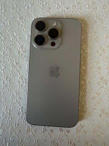 i̇phone 7 ekran: IPhone 15 Pro, 128 GB, Desert Titanium, Zəmanət, Simsiz şarj, Face ID