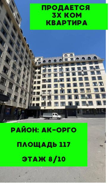 Продажа участков: 3 комнаты, 117 м², Элитка, 8 этаж, Евроремонт