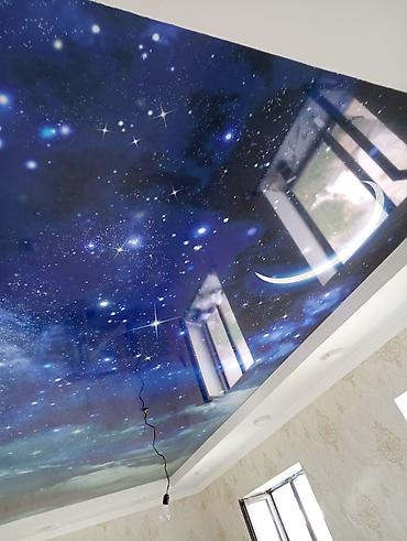 Натяжной потолок: Натяжной потолок Глянцевое, Матовое, 3D потолки Гарантия, Бесплатная консультация, Бесплатный замер — 14