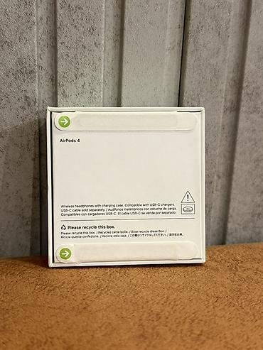 Audio: Apple AirPods 4 (qutu) - Model: AirPods 4 - Tip: Simsiz qulaqlıq və — 1