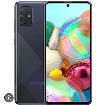 samsung a41: Samsung Galaxy A71, Б/у, 128 ГБ, цвет - Черный, 2 SIM — 1