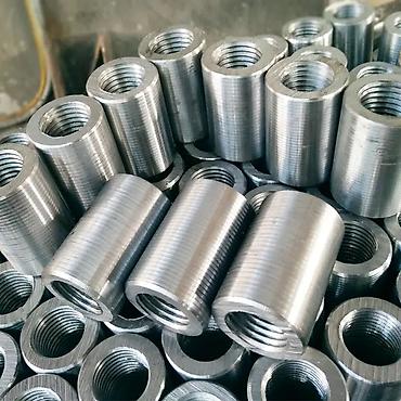 Другие строительные материалы: Резьбовые муфты для соединения арматуры. Все размеры в большом — 16