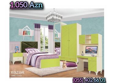 Uşaq və gənc otağı üçün dəstlər: Oğlan və qız üçün, Yeni, Təknəfərlik çarpayı, Dolab, Tumba -da lalafo.az — 28 Uşaq və gənc otağı üçün dəstlər: Oğlan və qız üçün, Yeni, Təknəfərlik çarpayı, Dolab, Tumba — 28