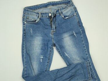 denim jeans: Jeansy, L, stan - Dobry