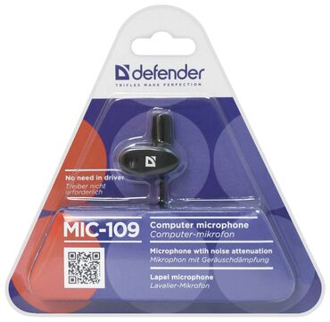 Наушники: Микрофон компьютерный Defender MIC-109 : Микрофон Defender MIC-109
