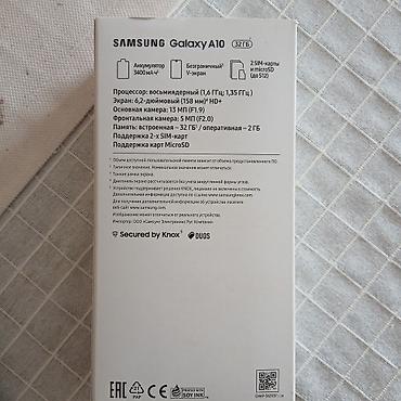 planset samsung tab: Samsung Galaxy A10, 32 GB, rəng - Qara, Sensor, İki sim kartlı, Sənədlərlə — 3