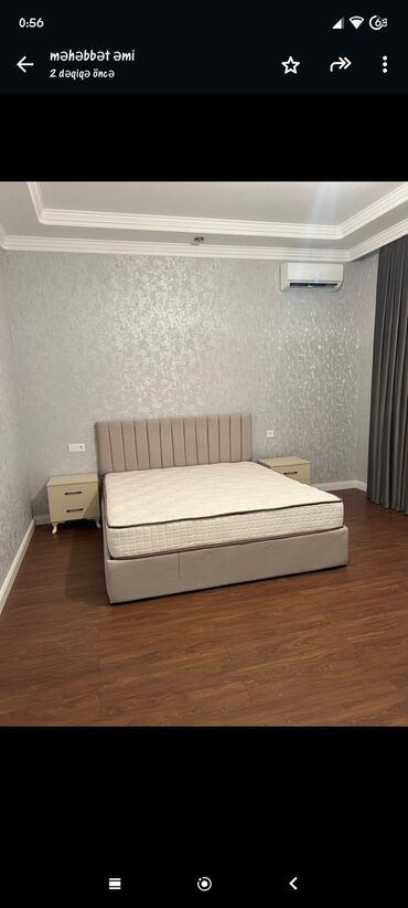 çarpayi iki neferlik: Новый, Двуспальная кровать, Без подьемного механизма, С матрасом, Без выдвижных ящиков, Азербайджан