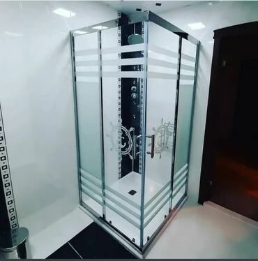 Duş kabinaları, arakəsmələr: Yeni Arakəsmə, Düzbucaqlı, Pulsuz çatdırılma — 11