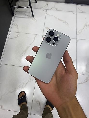 Apple iPhone: IPhone 15 Pro, White Titanium, Face ID -da lalafo.az — 1 Apple iPhone: IPhone 15 Pro, White Titanium, Face ID — 1