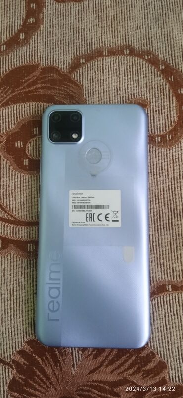 телефон реалми 8: Realme C25, Б/у, 64 ГБ, цвет - Серебристый, 2 SIM