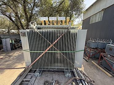 Силовые трансформаторы: Масляный силовой трансформатор с радиаторными панелями охлаждения — 1