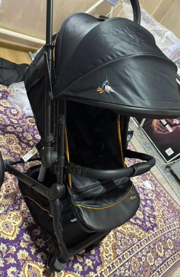 прогулочная коляска cybex бу: Балдар арабасы, түсү - Кара, Колдонулган