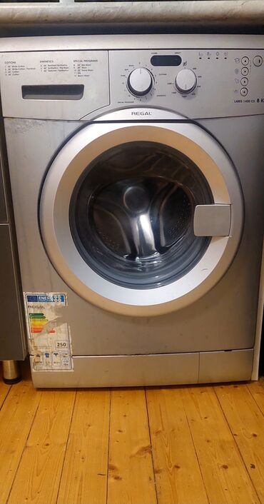 Şəxsi qulluq: Paltaryuyan maşın Regal, 8 kq, İşlənmiş, Ödənişli çatdırılma