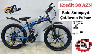 motorlu velosiped kreditle: İki təkərli Uşaq velosipedi Stels, 26", Pulsuz çatdırılma