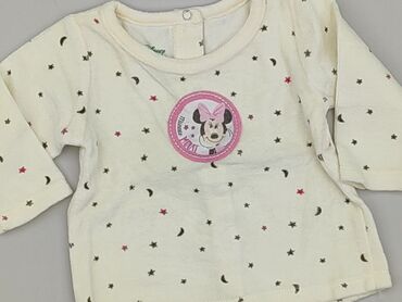 koszulki basic uniqlo: Bluzka, Disney, 1-3 m, stan - Idealny