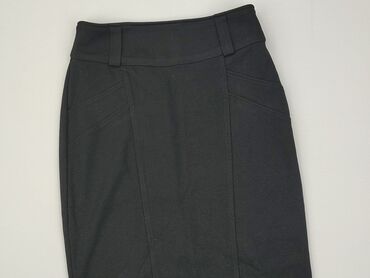 plisowane spódnice midi czarne: Spódnica, M, stan - Bardzo dobry