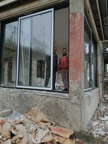 Plastik qapılar: Yeni Plastik qapı Zamok və çərçivə ilə, Zəmanətli, Pulsuz quraşdırma, Ödənişli çatdırılma, Rayonlara çatdırılma, Pulsuz çatdırılma — 35