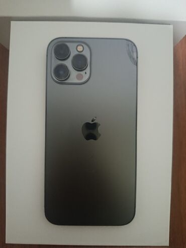 ekran şəkilləri: IPhone 12 Pro Max, 256 GB, Graphite, Qırıq, Face ID