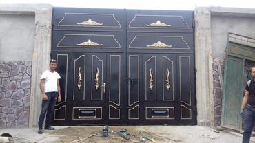 Həyət darvazaları: Yeni Dəmir Həyət darvazası, Yana açılan, 3 m, Mexaniki, Qapı ilə, Kredit var, Ödənişli quraşdırma, Ünvandan götürmə, Ödənişli çatdırılma, Rayonlara çatdırılma — 10