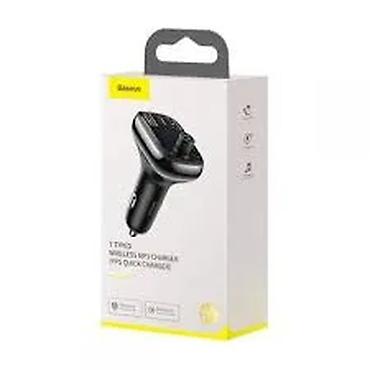 fm transmitter: Baseus S-13 CCTM-B01 Bluetooth 5.0 FM Modulyator + Type‑C Avtomobil — 2