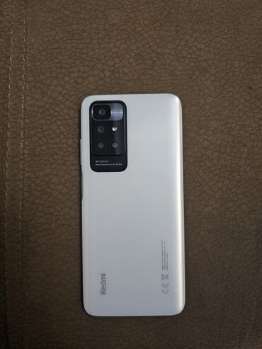Xiaomi: Xiaomi Redmi 10, 64 GB, rəng - Ağ, 
 Barmaq izi, İki sim kartlı, Face ID