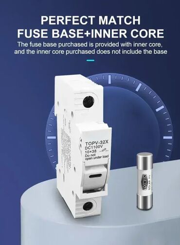 Elektro materijal: Tomzn Kućište za Solarne DC Topljive Osigurace 🌞⚡ Nazivni napon — 11