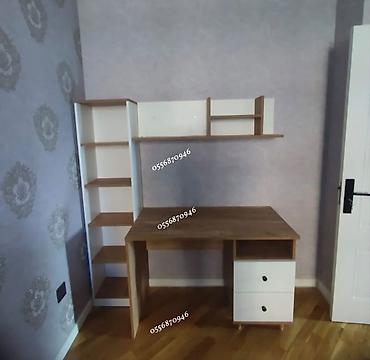 komputer setup: Kompüter masası, Yeni, Laminat, Dördbucaq masa — 6