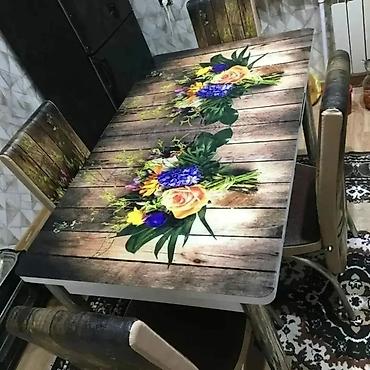 Masa və oturacaq dəstləri: *Hazır elde olan* ✔️Türk istehsalı🇹🇷 ✔️Kuxna üçün stol stul dəsti ✔️ — 8