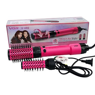 net buk: №: 13661 Məhsulun adı: Fen-fırça VGR VGR-480, 1200 Vt, çəhrayı Brend — 1