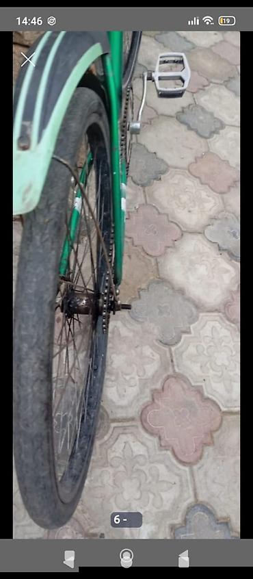 Şəhər velosipedləri: Udundə təker hədiyye 🎁🎁🎁🎁🎁🎁🎁🎁Şəhər tipli velosiped – yaşıl rəngli — 5
