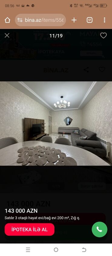 Həyət evləri və villaların satışı: Satılır 3 otaqlı həyət evi/bağ evi, Zığ q. Xüsusiyyətlər: - Geniş — 2