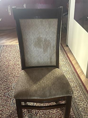 Mebel: Qonaq otağı üçün, İşlənmiş, Qatlanmayan, rəng - Sarı Stul — 2